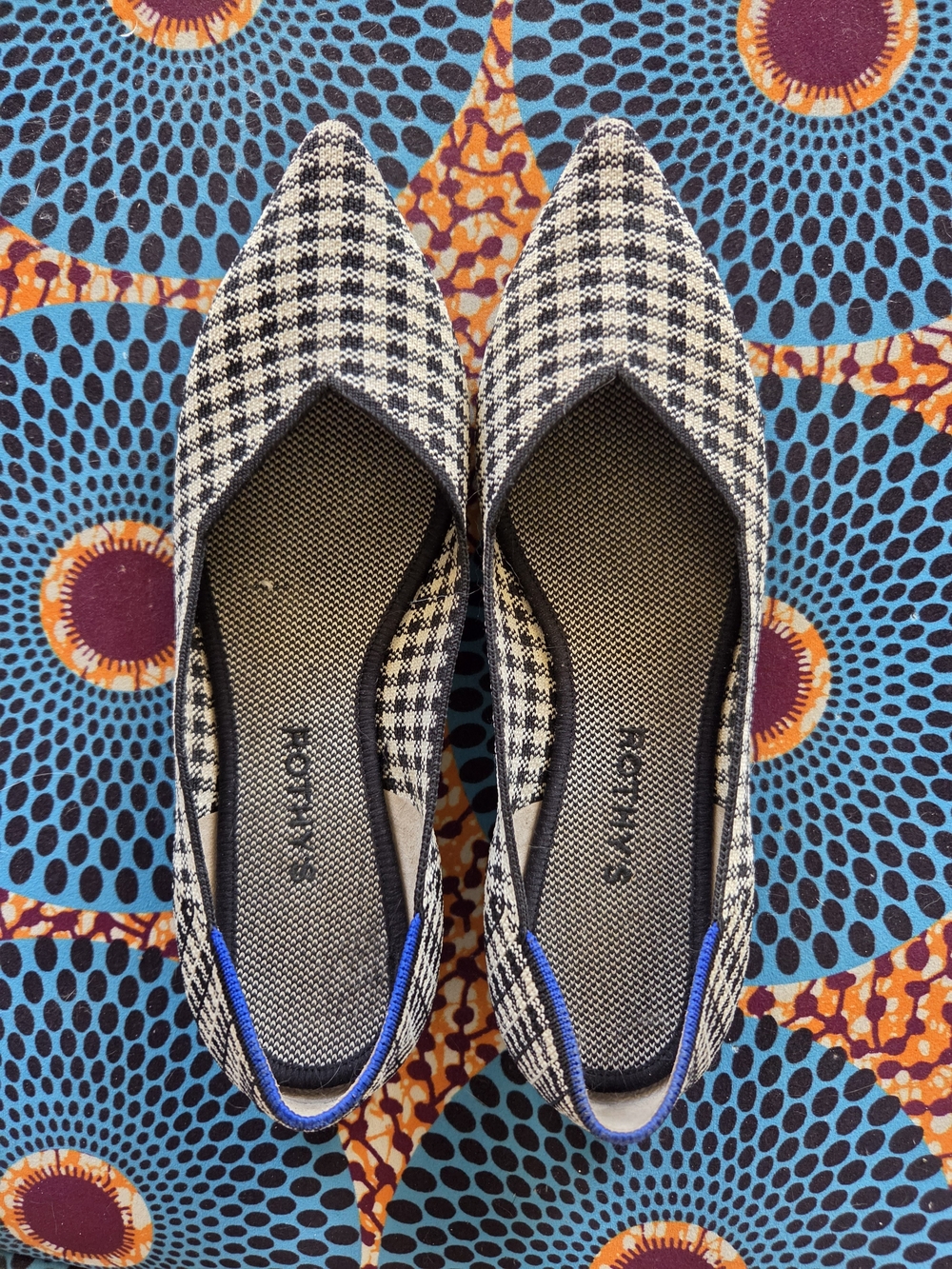 Rothy's Point Houndstooth Flats